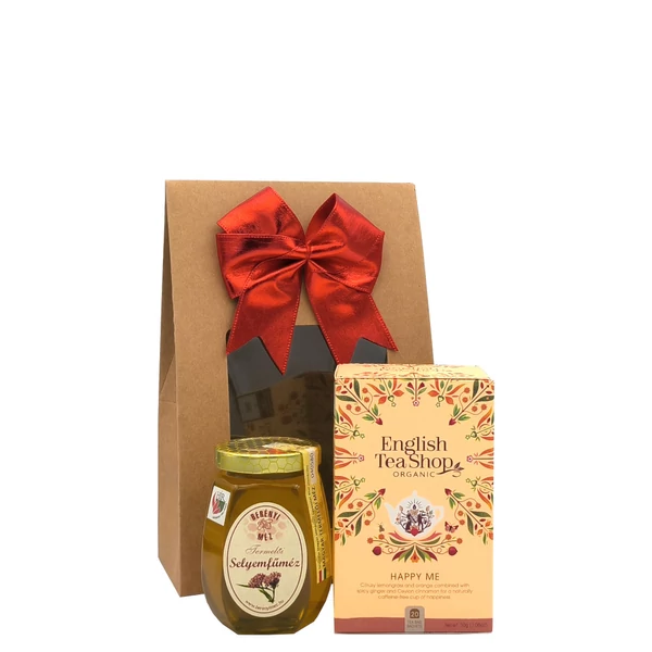 „Honey Tea Ritual - Happy„ ajándékcsomag rendelés - ajándék házhozszállítás