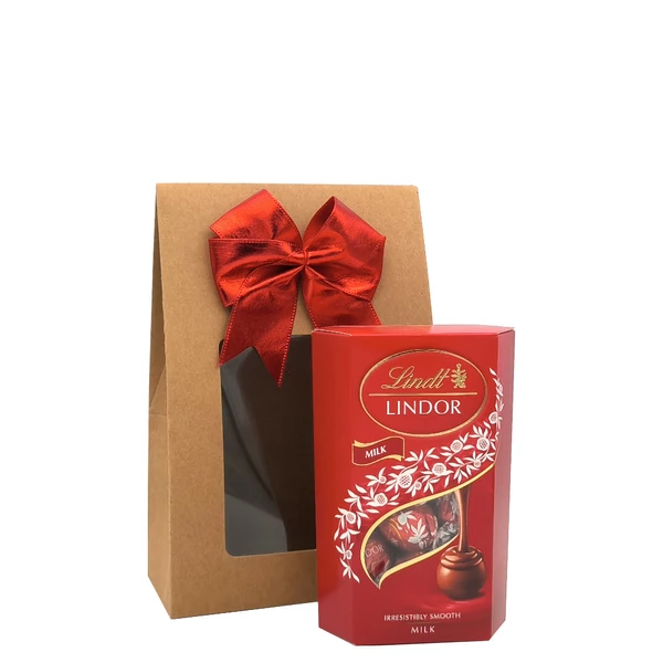 „Lindt Lindor Milk„ ajándékcsomag rendelés - ajándék házhozszállítás