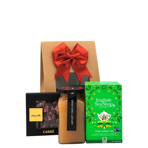„Tea Time Treats - Green„ ajándékcsomag rendelés - ajándék házhozszállítás