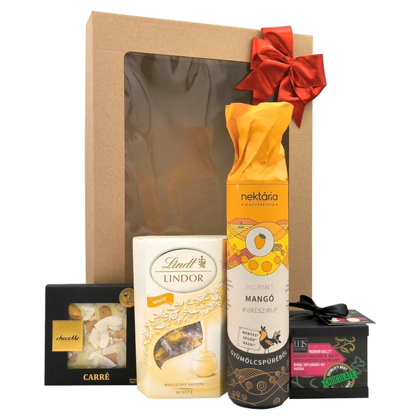 „White Chocolate Sensation„ ajándékcsomag rendelés - ajándék házhozszállítás