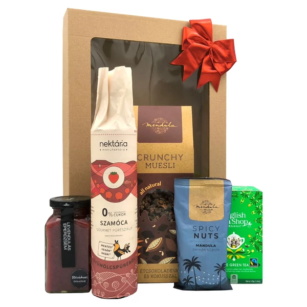 „Zero Added, Full Flavor„ ajándékcsomag rendelés - ajándék házhozszállítás