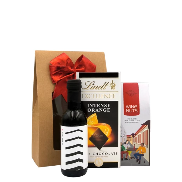 „Wine &amp; Whisper - Red„ bor ajándékcsomag rendelés - ajándék házhozszállítás