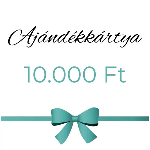 AJÁNDÉKKÁRTYA 10.000 Ft
