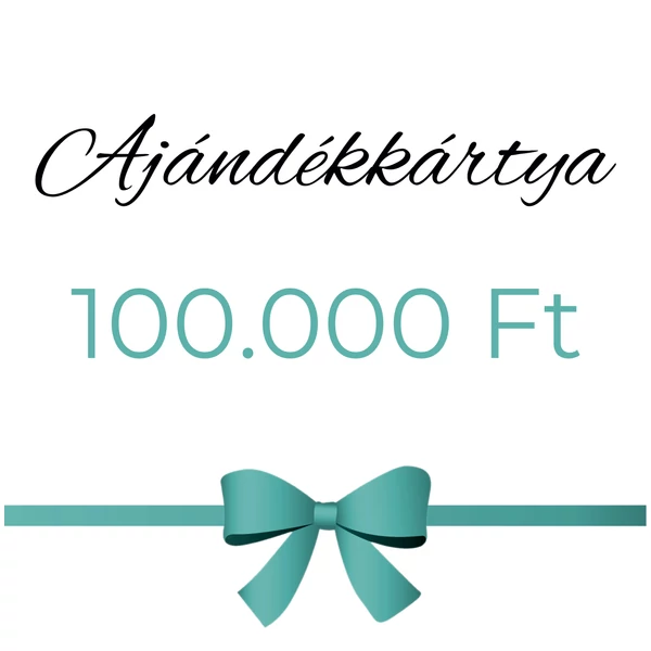 AJÁNDÉKKÁRTYA 100.000 Ft