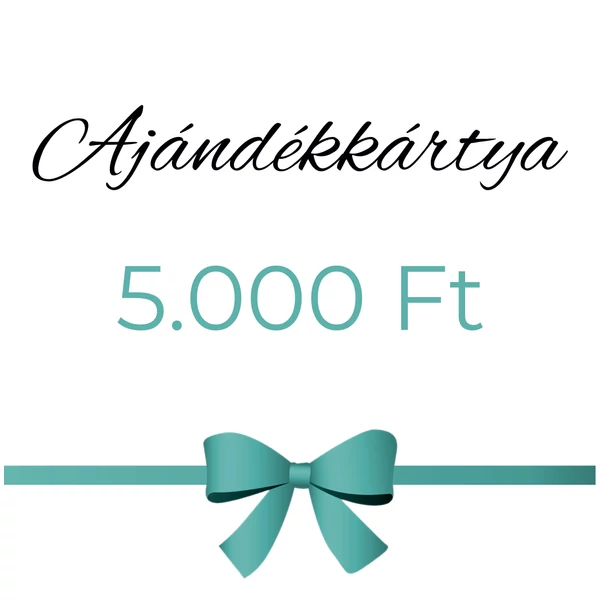 AJÁNDÉKKÁRTYA 5.000 Ft