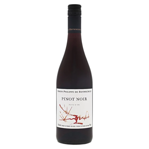 BARON PHILIPPE DE ROTHSCHILD Pays D'Oc Pinot Noir 2021 (0,75l) - Száraz vörösbor - Ital Rendelés - Ital Házhozszállítás - Borkereskedés