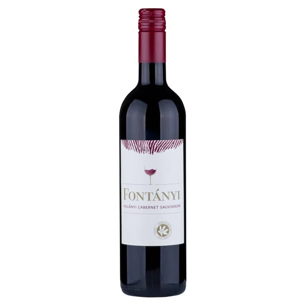 FONTÁNYI Cabernet Sauvignon 2024 (0,75l) - Száraz vörösbor - Ital Rendelés - Ital Házhozszállítás - Borkereskedés