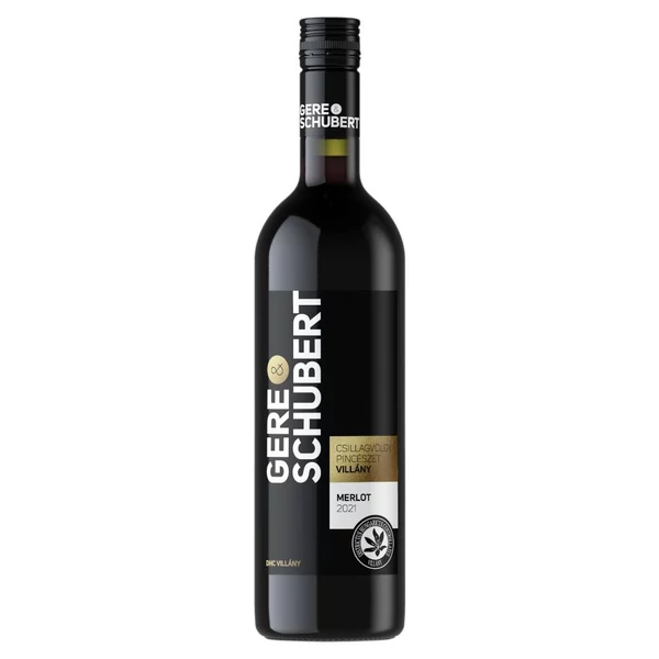 GERE & SCHUBERT Merlot 2023 (0,75l) - Száraz vörösbor - Ital Rendelés - Ital Házhozszállítás - Borkereskedés