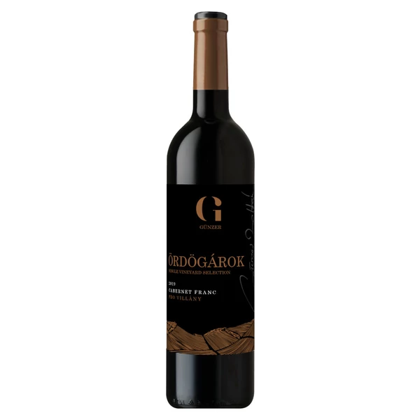 GÜNZER ZOLTÁN Ördögárok Cabernet Franc 2019 (0,75l) - Száraz vörösbor - Ital Rendelés - Ital Házhozszállítás - Borkereskedés