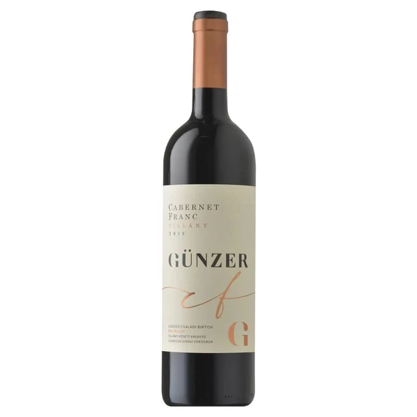 GÜNZER ZOLTÁN Cabernet Franc 2018 (0,75l) - Száraz vörösbor - Ital Rendelés - Ital Házhozszállítás - Borkereskedés