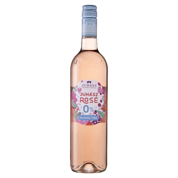JUHÁSZ Alkoholmentes Rosé bor (0,75l) - Száraz rosébor - Ital Rendelés - Ital Házhozszállítás - Borkereskedés