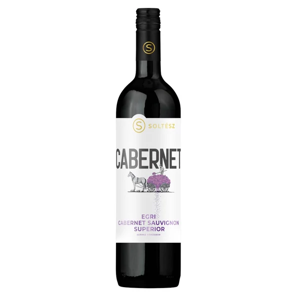 SOLTÉSZ Cabernet Sauvignon 2021 (0,75l) - Száraz vörösbor - Ital Rendelés - Ital Házhozszállítás - Borkereskedés