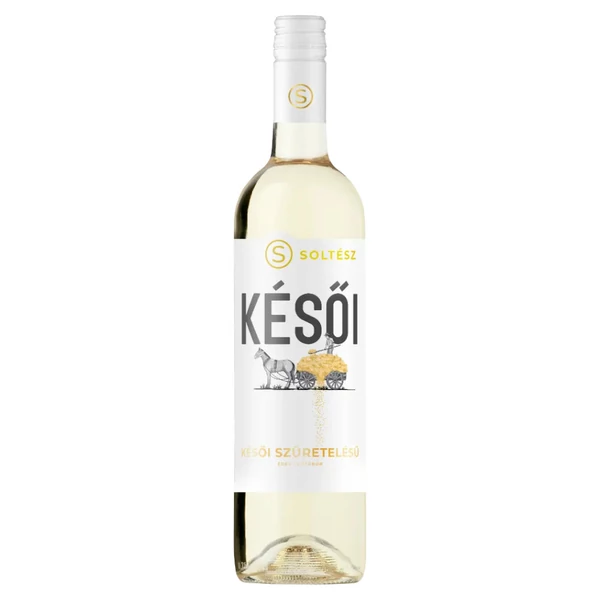 SOLTÉSZ Késői Szüret Furmint (0,75l) - Édes fehérbor - Ital Rendelés - Ital Házhozszállítás - Borkereskedés