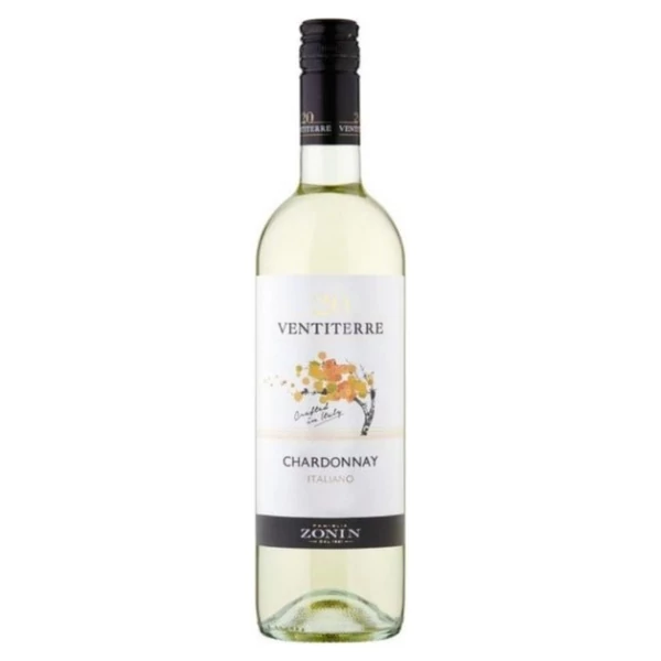 ZONIN Ventiterre Chardonnay 2023 (0,75l) - Száraz fehérbor - Ital Rendelés - Ital Házhozszállítás - Borkereskedés