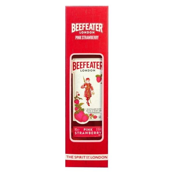 BEEFEATER Pink Strawberry gin + ds (0,7 l - 37,5%) - Ital Rendelés - Ital Házhozszállítás - Ital Park