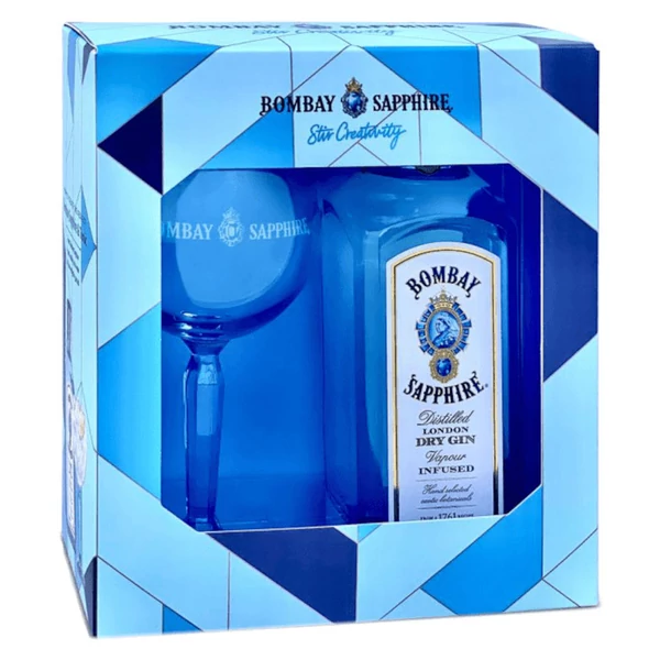 BOMBAY SAPPHIRE gin PDD + pohár (0,7l - 40%) - Ital Rendelés - Ital Házhozszállítás - Ital Park