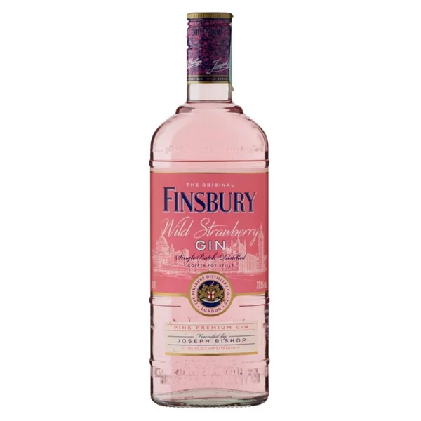 FINSBURY Wild Strawberry gin (0,7 l - 37,5%) - Ital Rendelés - Ital Házhozszállítás - Ital Park