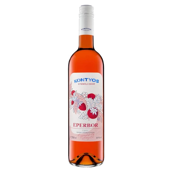 KONTYOS Eperbor (0,75l) - Édes gyümölcsbor - Ital Rendelés - Ital Házhozszállítás - Borkereskedés