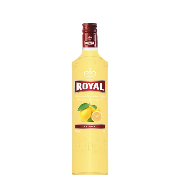 ROYAL VODKA Citrom vodkalikőr (0,5l - 28%) - Ital Rendelés - Ital Házhozszállítás - Ital Park