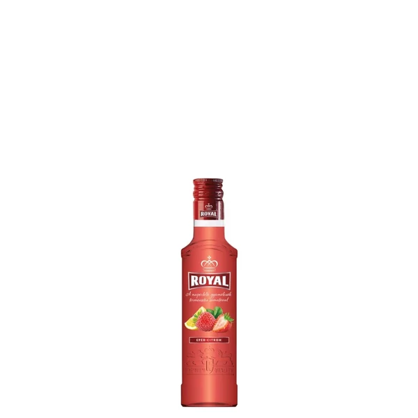 ROYAL VODKA Eper-Citrom  vodkalikőr (0,2l - 28%) - Ital Rendelés - Ital Házhozszállítás - Ital Park