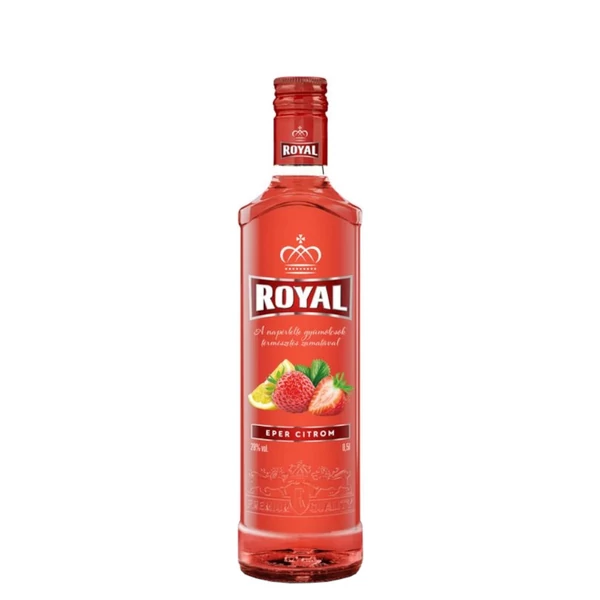 ROYAL VODKA Eper-Citrom vodkalikőr (0,5l - 28%) - Ital Rendelés - Ital Házhozszállítás - Ital Park