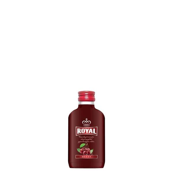 ROYAL VODKA Meggy likőr (0,1l - 28%) - Ital Rendelés - Ital Házhozszállítás - Ital Park