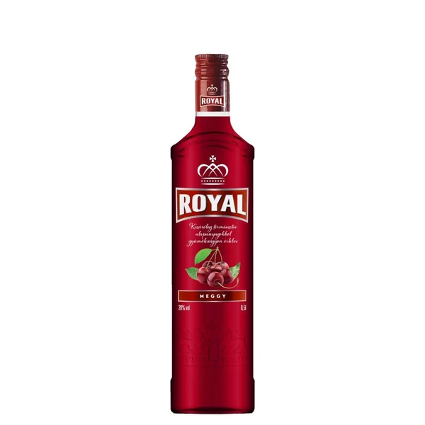 ROYAL VODKA Meggy likőr (0,5l - 26%) - Ital Rendelés - Ital Házhozszállítás - Ital Park