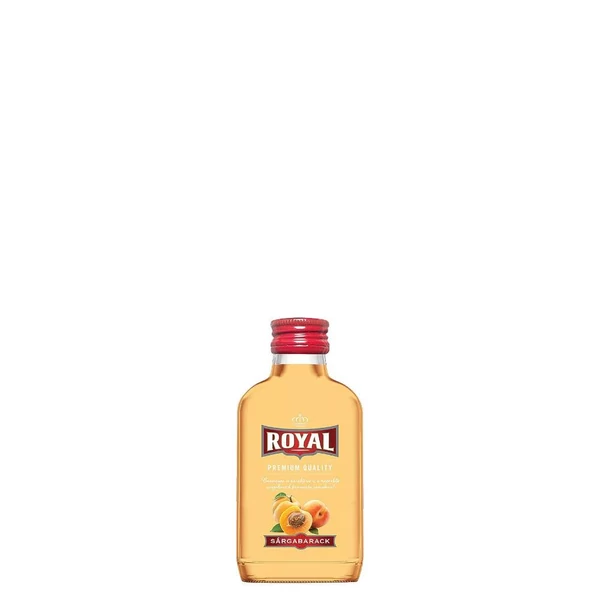ROYAL VODKA Sárgabarack likőr (0,1l - 28%) - Ital Rendelés - Ital Házhozszállítás - Ital Park