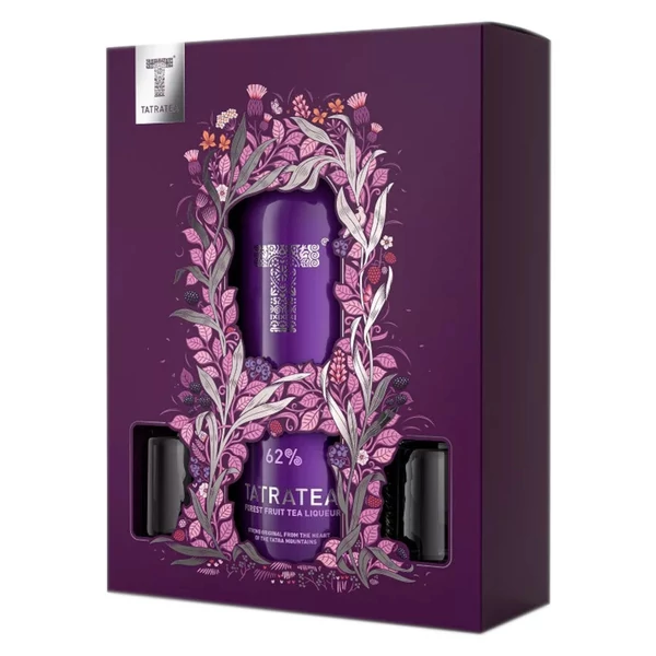 TATRATEA Erdei Gyümölcsös Tea likőr PDD + pohár (0,7l - 62%) - Ital Rendelés - Ital Házhozszállítás - Ital Park