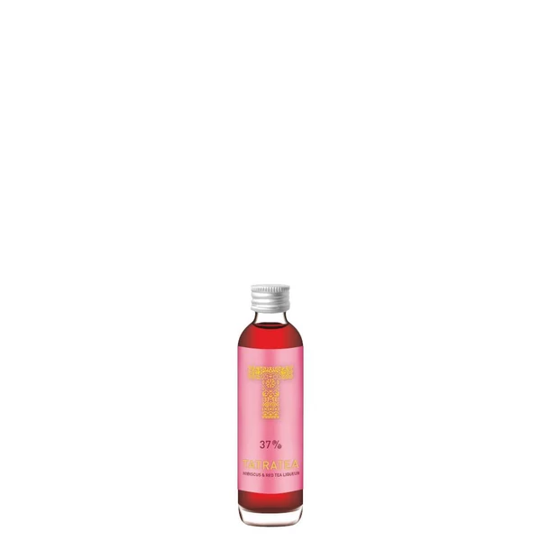 TATRATEA Mini Hibiszkusz&amp;Vörös Tea likőr (0,04l - 37%) - Ital Rendelés - Ital Házhozszállítás - Ital Park