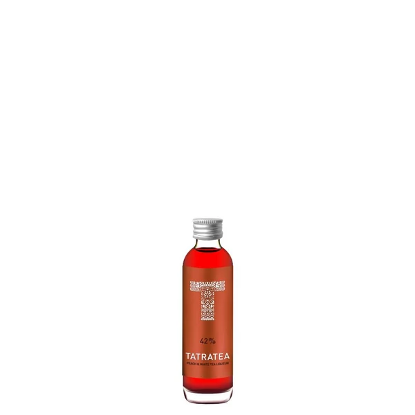 TATRATEA Mini Őszibarackos Tea likőr (0,04l - 42%) - Ital Rendelés - Ital Házhozszállítás - Ital Park