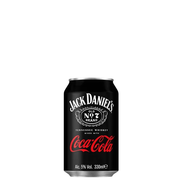 JACK DANIEL'S whisky+cola (0,33l - 5%) - Ital Rendelés - Ital Házhozszállítás - Ital Park