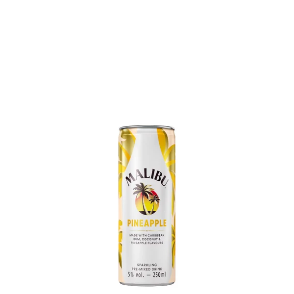 MALIBU Pineapple longdrink (0,25l - 5%) - Ital Rendelés - Ital Házhozszállítás - Ital Park
