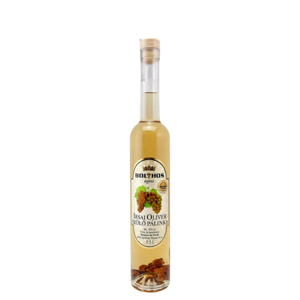 BOLYHOS Irsai Olivér ágyas pálinka (0,5l - 50%) - Ital Rendelés - Ital Házhozszállítás - Ital Park