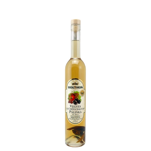 BOLYHOS Vegyes gyümölcságyas pálinka (0,5l - 50%) - Ital Rendelés - Ital Házhozszállítás - Ital Park