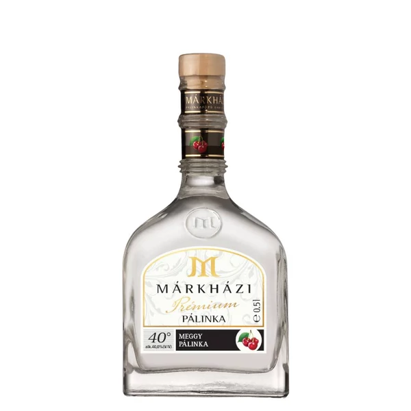 MÁRKHÁZI Meggy pálinka (0,5l - 40%) - Ital Rendelés - Ital Házhozszállítás - Ital Park