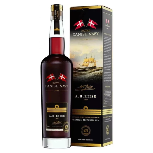 A.H. RIISE Royal Danish Navy rum + dd (0,7l - 40%) - Ital Rendelés - Ital Házhozszállítás - Ital Park