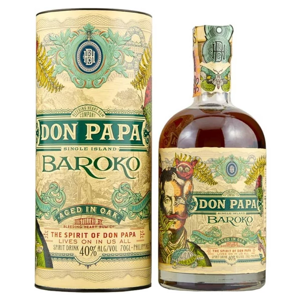 DON PAPA Baroko rum PDD (0,7l - 40%) - Ital Rendelés - Ital Házhozszállítás - Ital Park