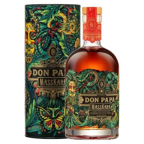 DON PAPA Masskara rum + díszdoboz (0,7l - 40%) - Ital Rendelés - Ital Házhozszállítás - Ital Park