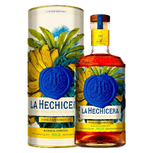 LA HECHICERA Banana Infused rum FDD (0,7l - 41%) - Ital Rendelés - Ital Házhozszállítás - Ital Park