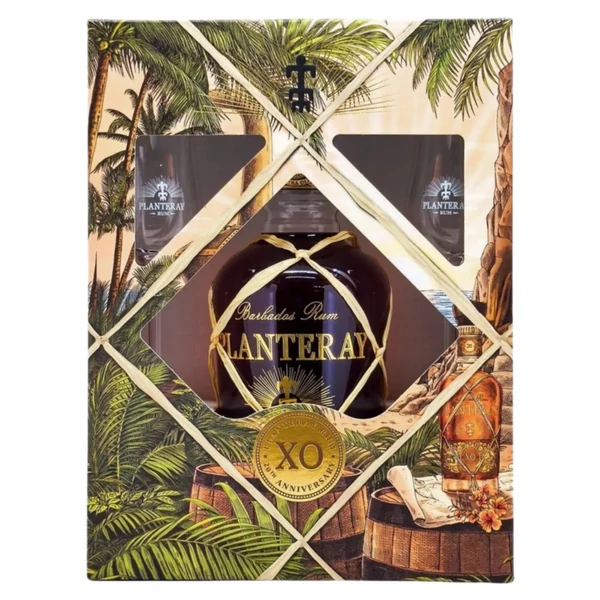 PLANTERAY XO 20th Anniversary rum + dd, pohár (0,7l - 40%) - Ital Rendelés - Ital Házhozszállítás - Ital Park