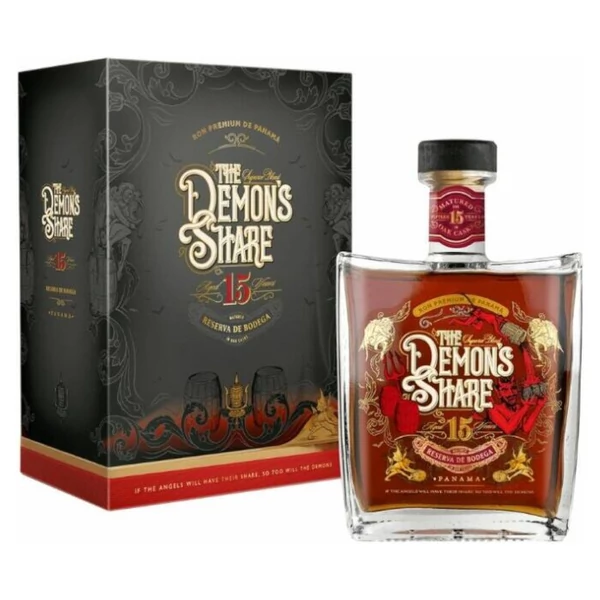 THE DEMON'S SHARE  15 Years rum PDD (0,7l - 43%) - Ital Rendelés - Ital Házhozszállítás - Ital Park