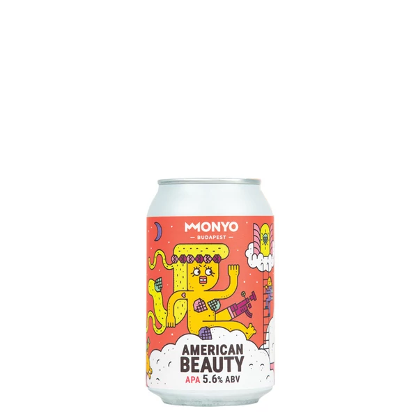 MONYO American Beauty sör (0,33l -  5.6%) - Ital Rendelés - Ital Házhozszállítás - Ital Park