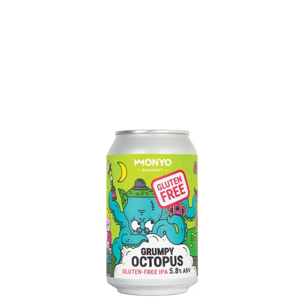MONYO Grumpy Octopus sör (0,33l -  5.8%) - Ital Rendelés - Ital Házhozszállítás - Ital Park
