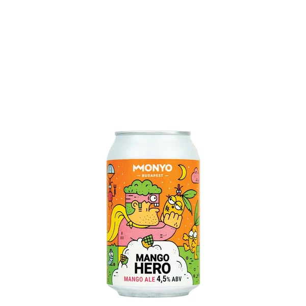 MONYO Mango Hero sör (0,33l -  4.3%) - Ital Rendelés - Ital Házhozszállítás - Ital Park