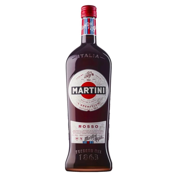 MARTINI Rosso vermut (1,0l - 15%) - Ital Rendelés - Ital Házhozszállítás - Ital Park