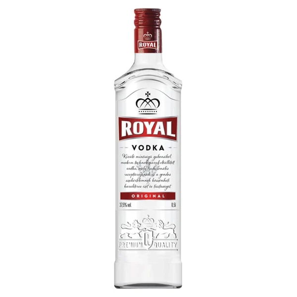 ROYAL VODKA Original vodka (1,0l - 37,5%) - Ital Rendelés - Ital Házhozszállítás - Ital Park