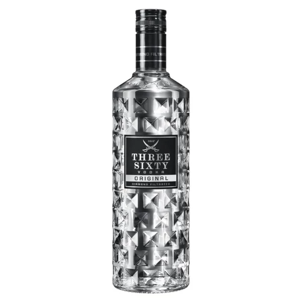 THREE SIXTY vodka (1,0l - 37,5%) - Ital Rendelés - Ital Házhozszállítás - Ital Park