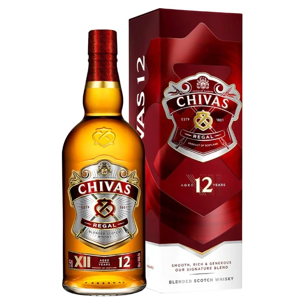 CHIVAS REGAL 12 éves whisky PDD (0,7l - 40%) - Ital Rendelés - Ital Házhozszállítás - Ital Park