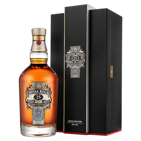 CHIVAS REGAL 25 Years whisky PDD (0,7l - 40%) - Ital Rendelés - Ital Házhozszállítás - Ital Park